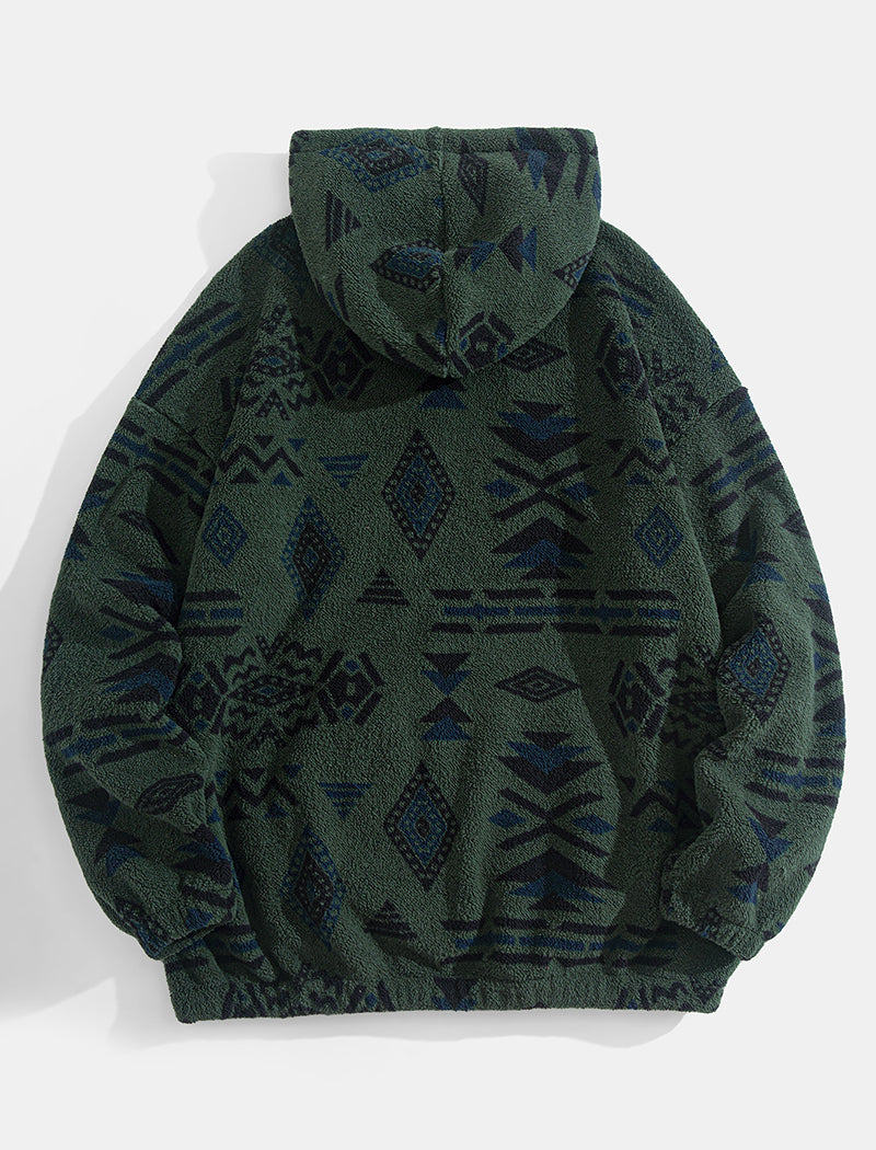Ethnic Pattern Hoodie