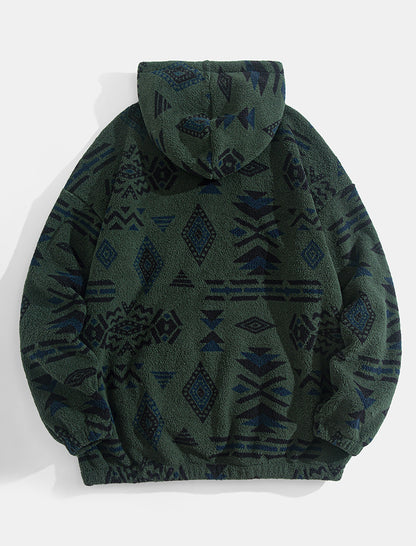 Ethnic Pattern Hoodie