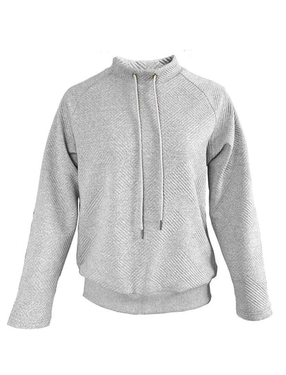 Drawstring Casual Pullover