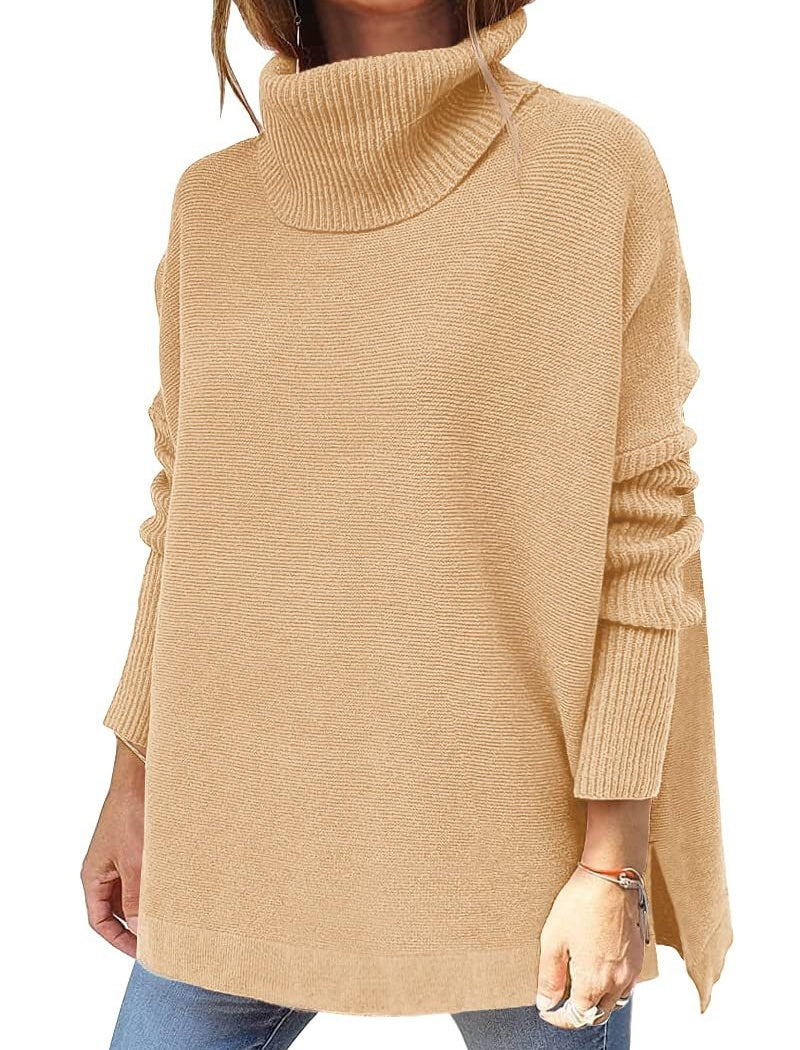 Loose-Fit Turtleneck Pullover