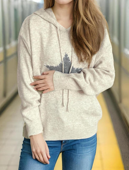 Relaxed Fit Hoodie with Graphic Print