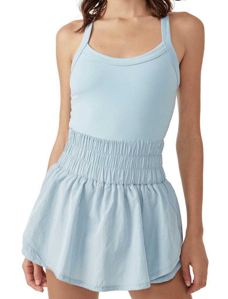 Ruched Waist Cami Romper