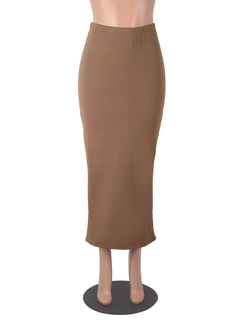 Solid/Graphic Skirt