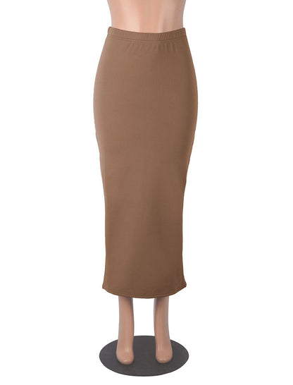 Solid/Graphic Skirt