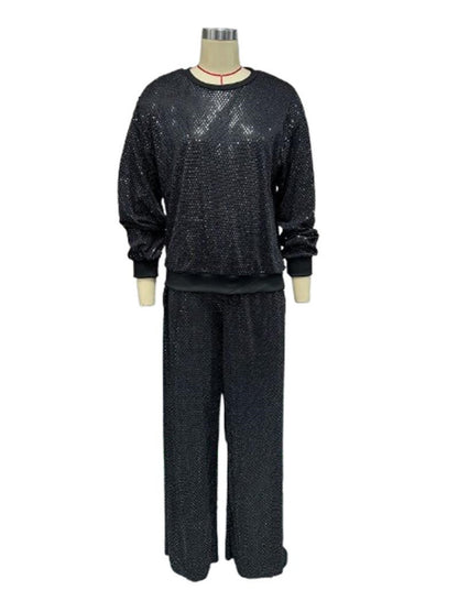 Sequin Two-Piece Lounge Set