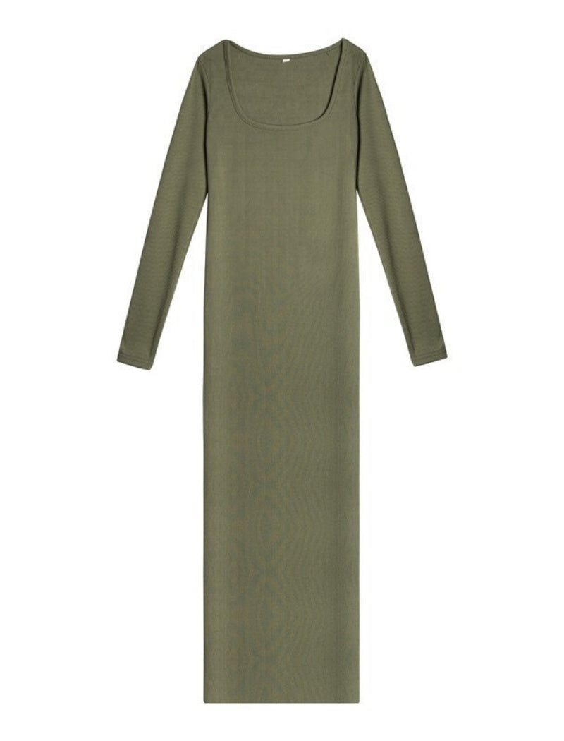 Long Sleeve Bodycon Maxi Dress