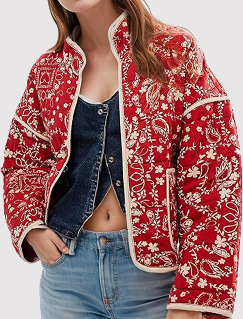 Floral Quilted Jacket