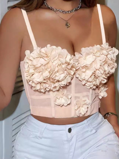 Floral Bustier Top