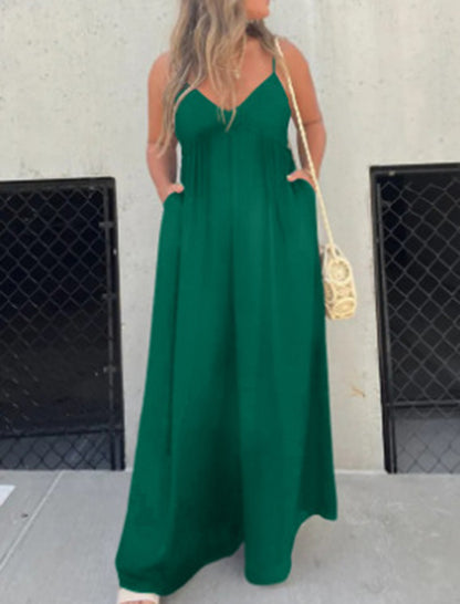 Sleeveless Wide-Leg Jumpsuit
