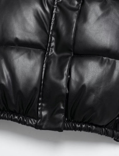 Padded Cropped Puffer Vest