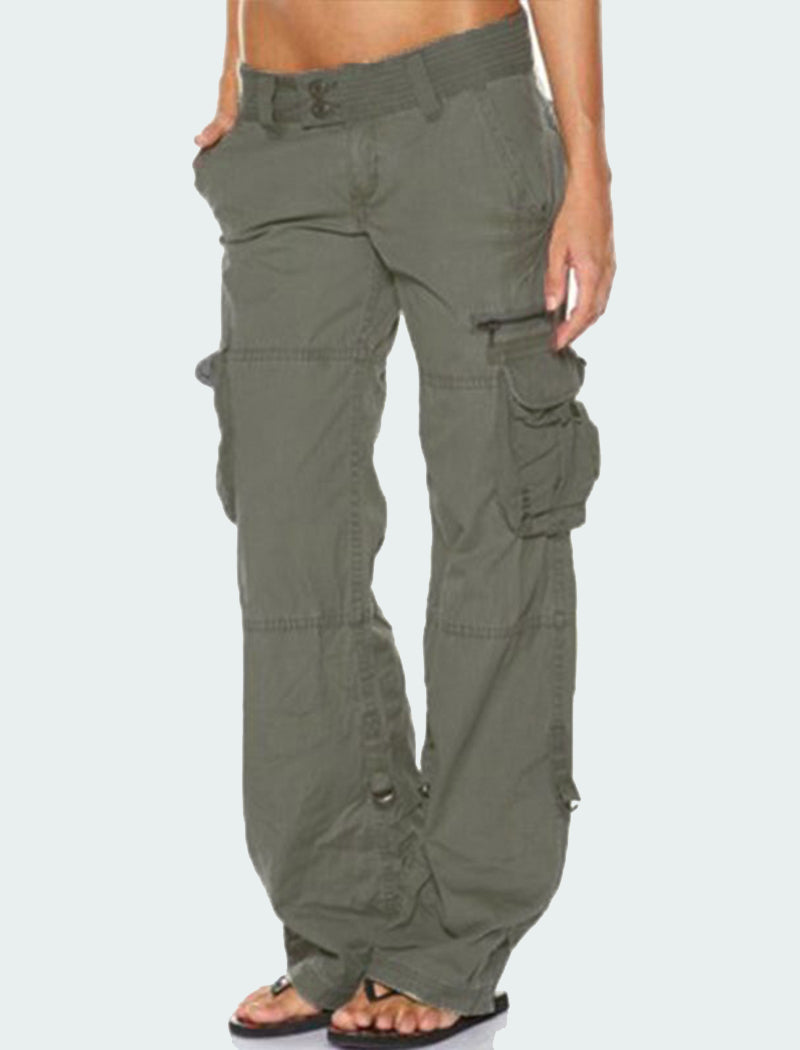 Cargo Wide-Leg Pants