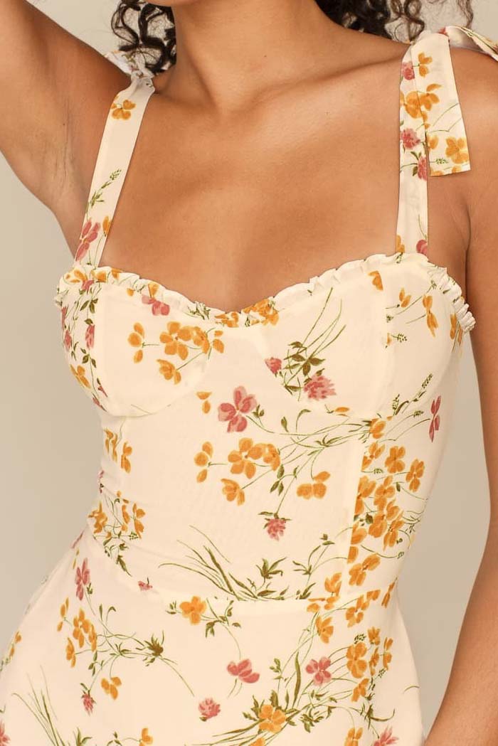 Floral Print Mini Dress