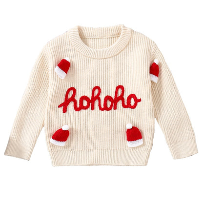 Christmas Letter Long Sleeve Sweater