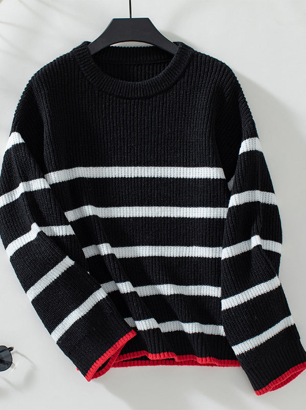 Striped Knit Sweater