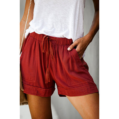 Drawstring Casual Shorts