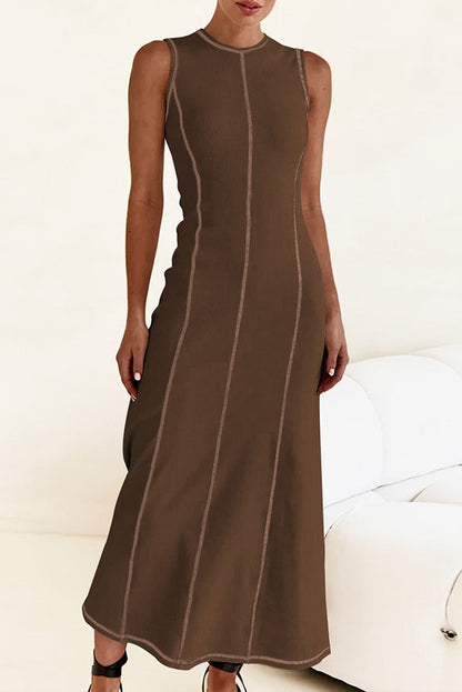 Sleeveless Bodycon Maxi Dress