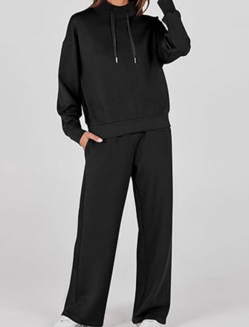 Relaxed-Fit Hoodie and Joggers Set
