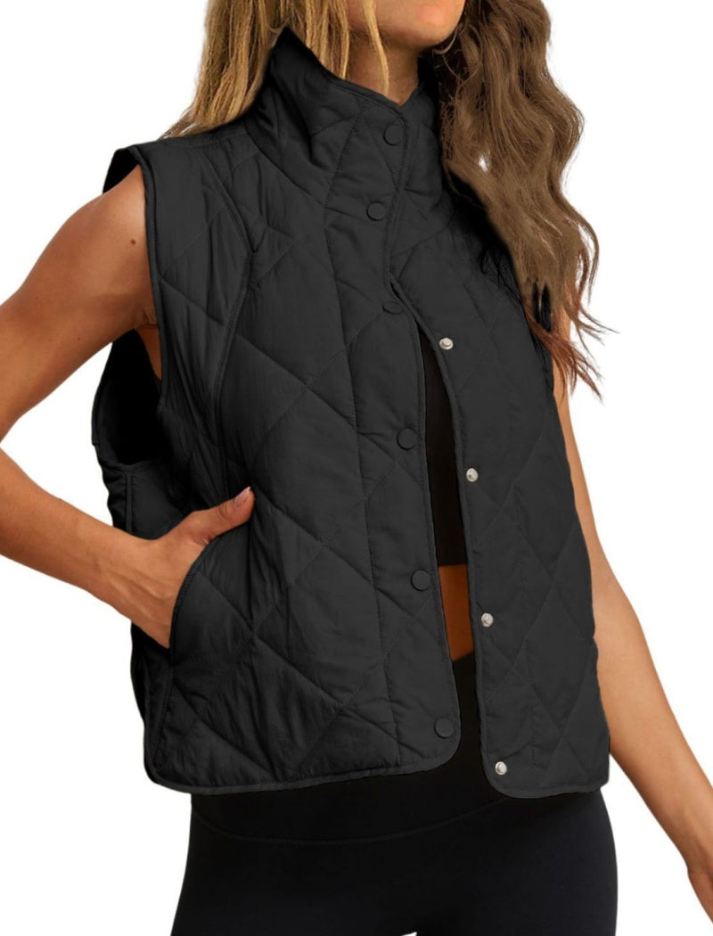 Quilted Sleeveless Vest