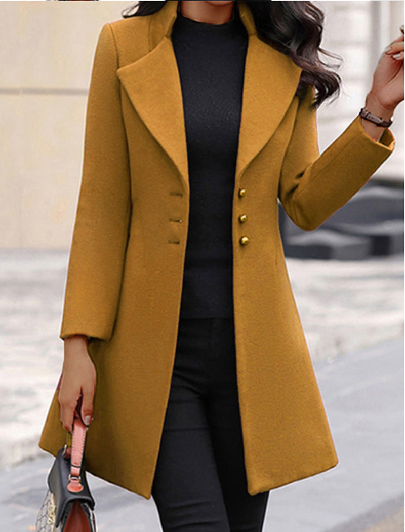 Tailored Longline Buttoned Coat