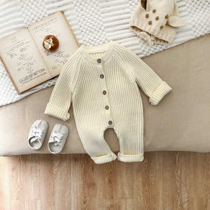 Baby Solid Color Knit Bodysuit