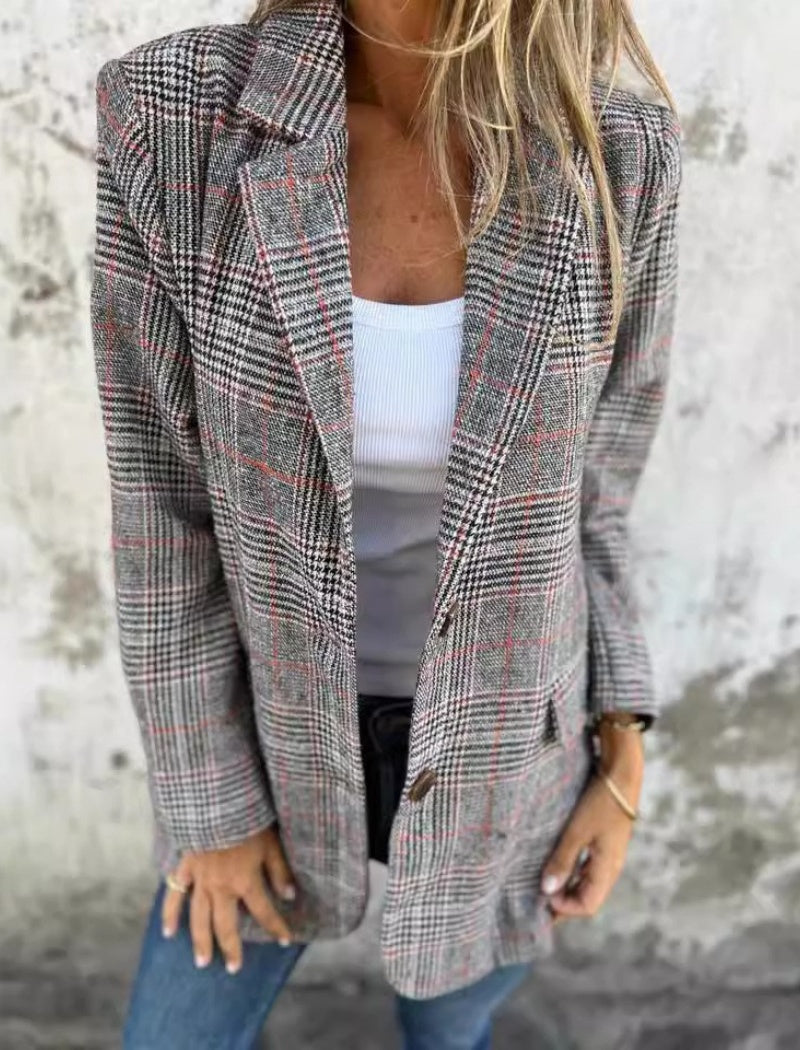 Houndstooth Blazer