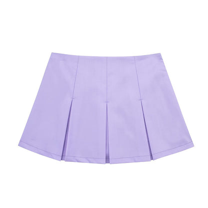 Pleated Mini Skort