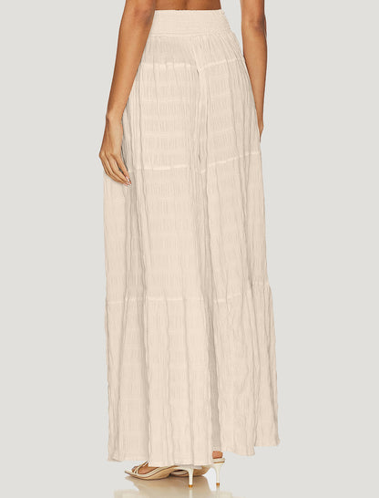 Drawstring Wide-Leg Pants