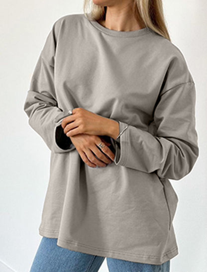 Solid Long Sleeve T-shirt