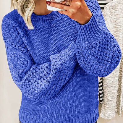 Textured Knit Oversized Sweater