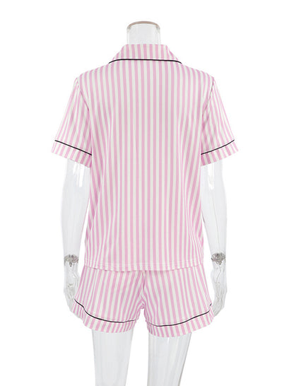 Striped Pajama Two-Piece Set