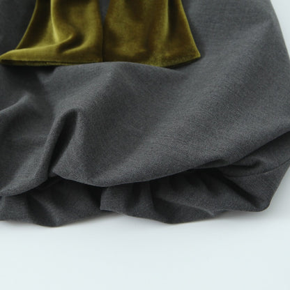 Velvet Bow-Detail Bubble Mini Skirt