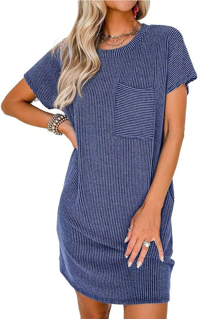 Ribbed T-Shirt Dress