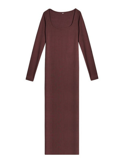 Long Sleeve Bodycon Maxi Dress