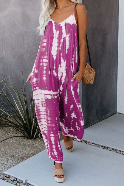 Tie-Dye Wide-Leg Jumpsuit