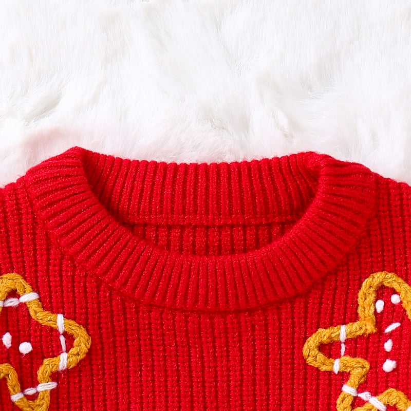 Christmas Letter Long Sleeve Sweater