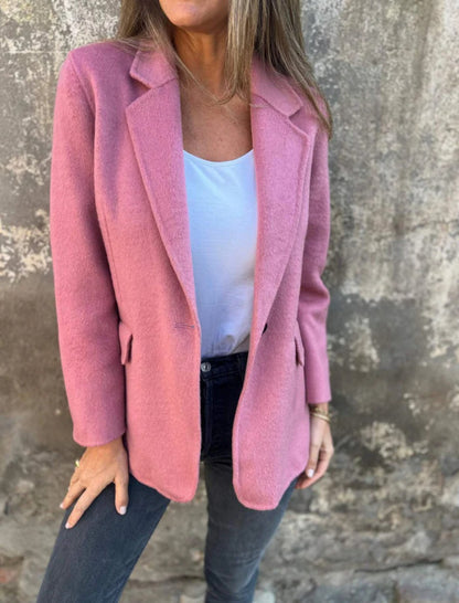 Classic Single-Button Blazer