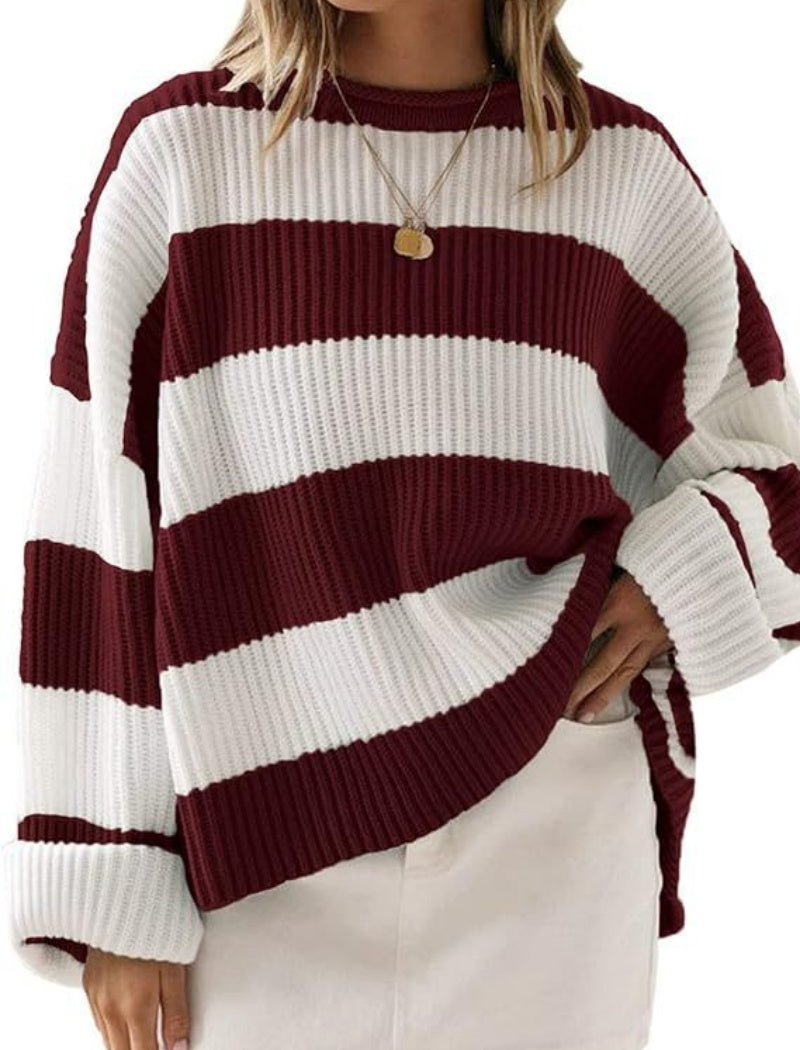 Oversized Striped Sweater