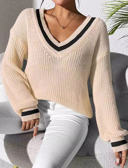 Off-Shoulder Knit Sweater