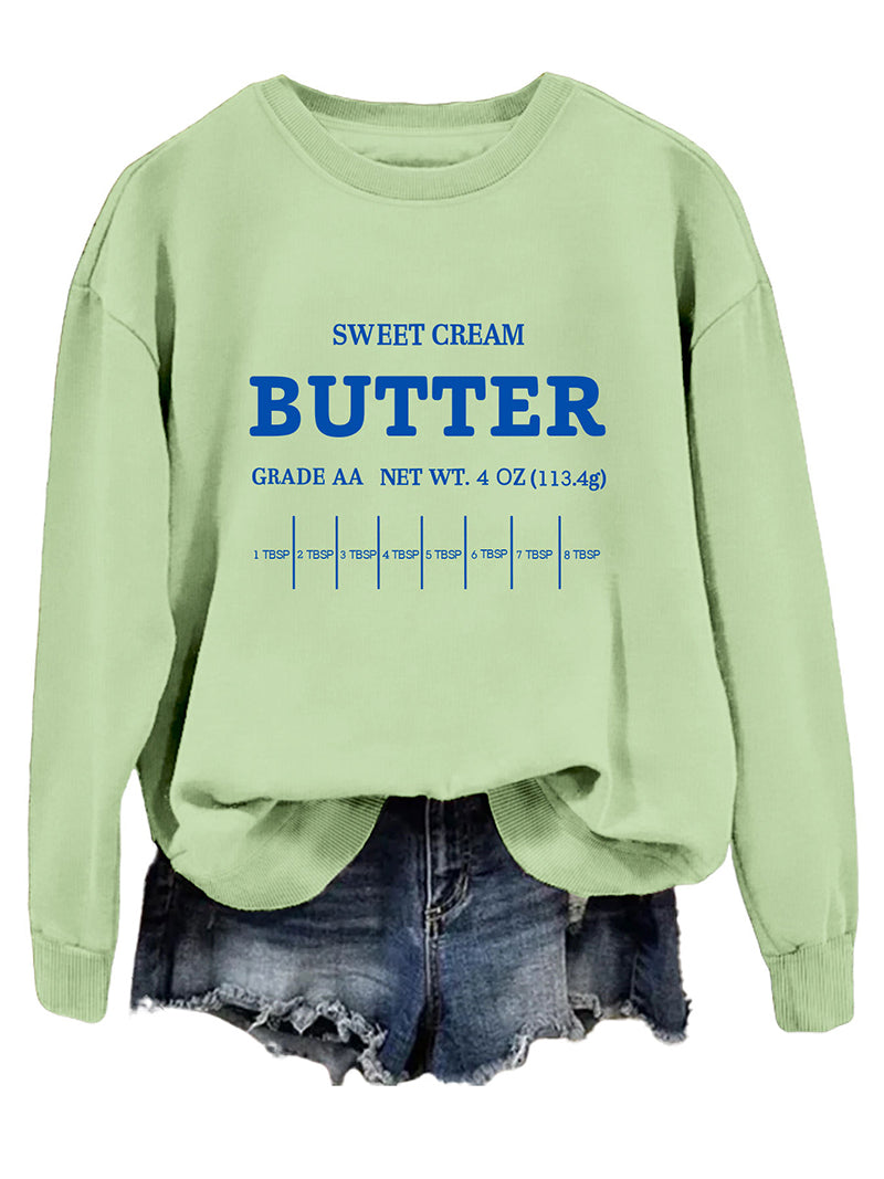 Butter Print Graphic Top