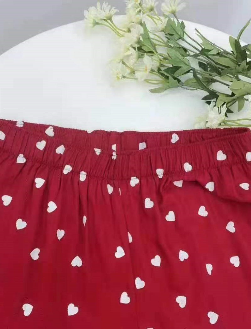 Printed Long-Sleeve Pajama Set