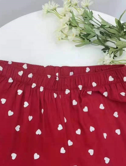 Printed Long-Sleeve Pajama Set