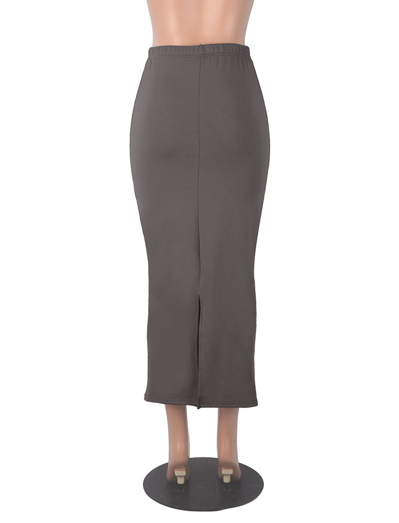 Solid/Graphic Skirt