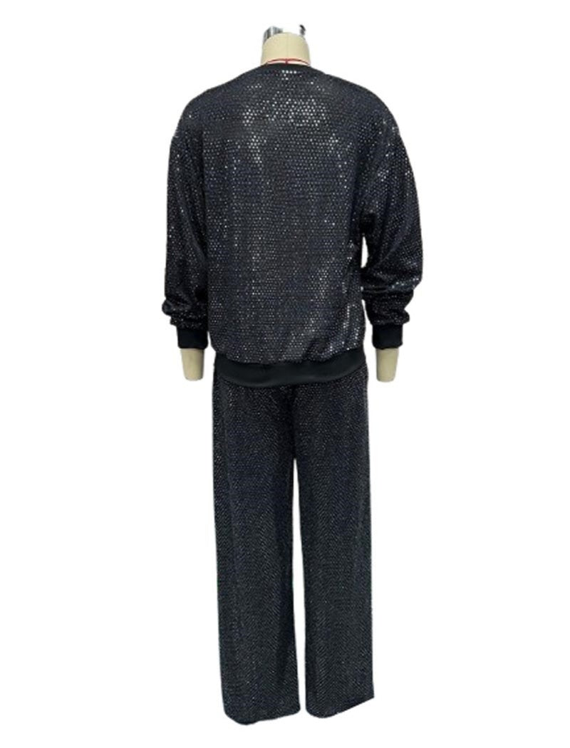 Sequin Two-Piece Lounge Set