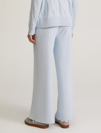 Wide-Leg Knit Lounge Pants