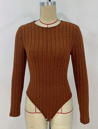 Wave Slim-Fit Long Sleeve Bodysuit