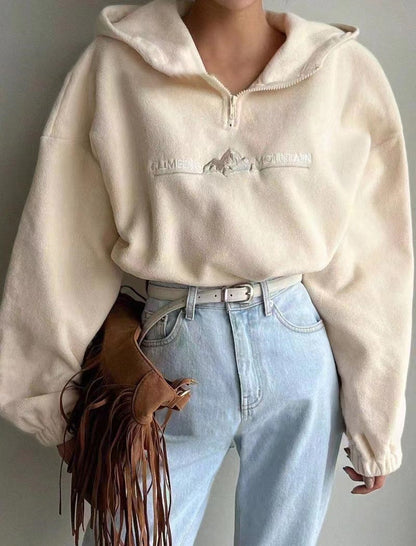 Half-Zip Pullover Hoodie