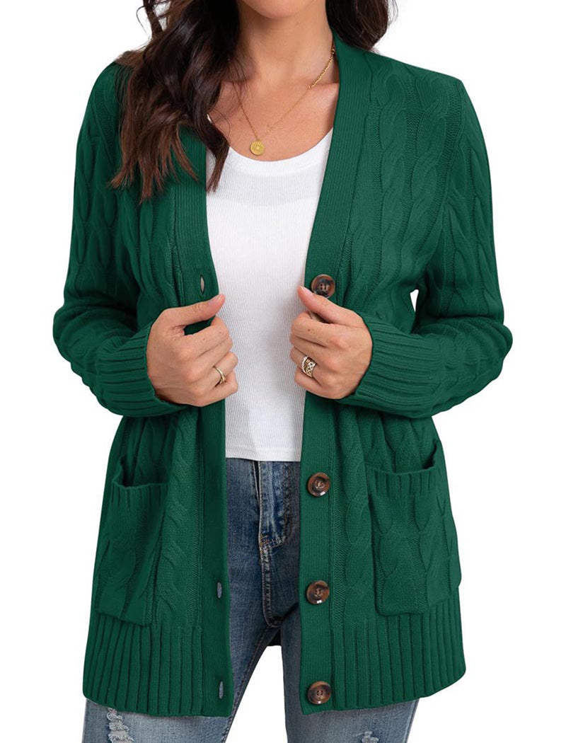 Knit Pockets Cardigan