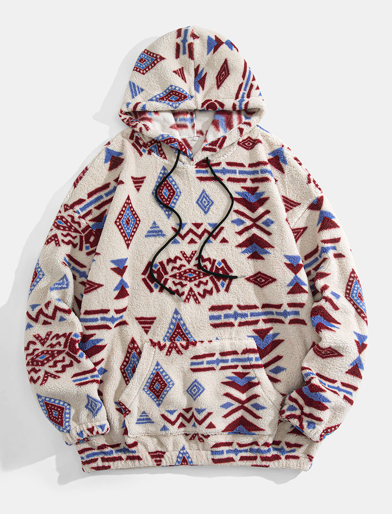 Ethnic Pattern Hoodie