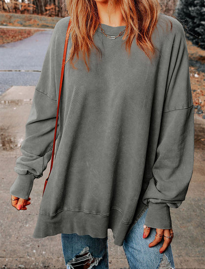 Relaxed Fit Casual Pullover