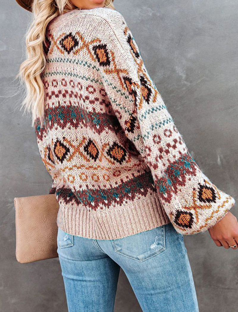 Knit V-Neck Cardigan